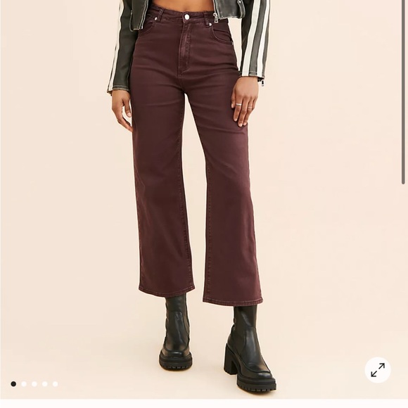Rolla’s Heidi high rise wide leg pant size 28 
FREE PEOPLE - Picture 1 of 2